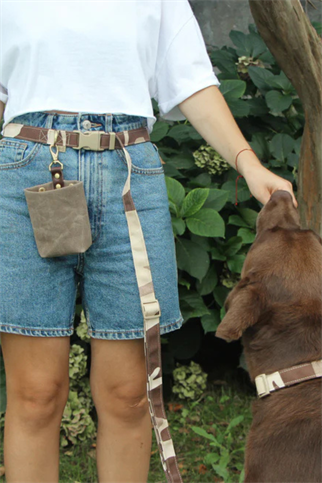 Mars and Mocha Vegan Kamuflaj Handsfree Gezdirme Tasması