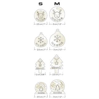 MarsAndMocha New Year Cat-Dog Name Tag