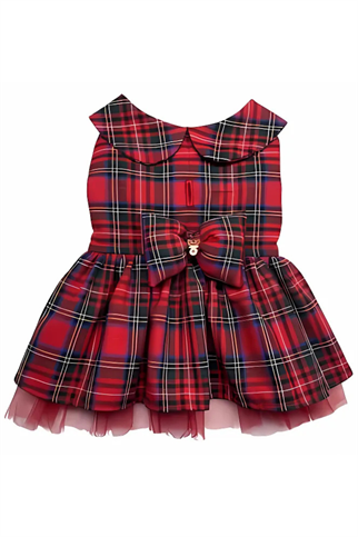 Mer Paww Kırmızı Noel Elbise