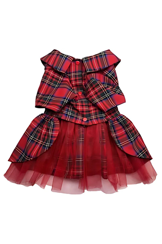 Mer Paww Kırmızı Noel Elbise