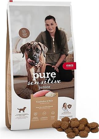 MERA Pure Sensitive Turkey Puppy Food (6-12 months) 4 Kilogram