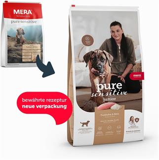 MERA Pure Sensitive Turkey Puppy Food (6-12 months) 4 Kilogram