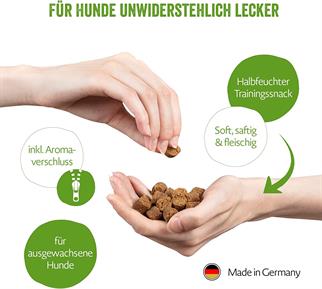 Mera Snacker Kuzulu Yumuşak Köpek Ödül Maması 200 Gram