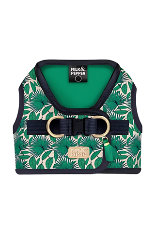 Milk and Pepper Maya Green Palm Tree Jacket Göğüs Tasması 