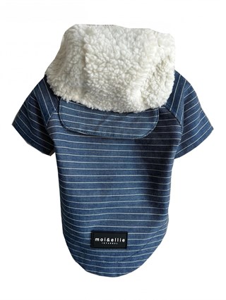 Moi and Ellie Max Denim Raincoat Köpek Yağmurluk