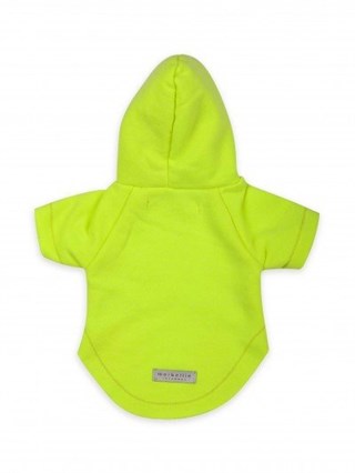 Moi And Ellie Max Neon Yellow Raincoat Dog