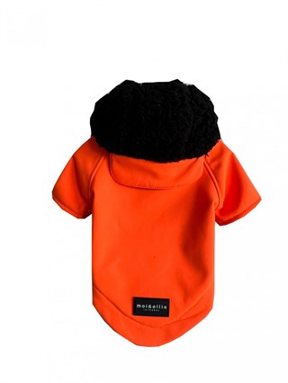 Moi And Ellie Max Orange Raincoat Dog