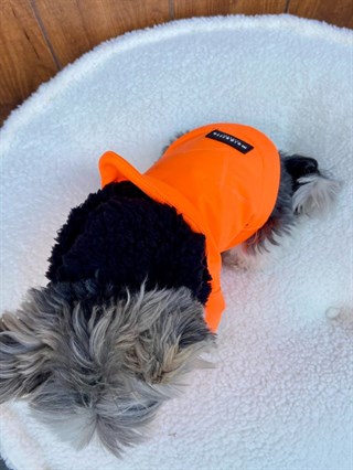 Moi And Ellie Max Orange Raincoat Dog