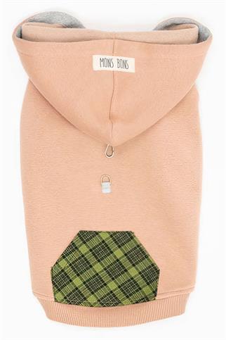 Mons Bons Köpek Scott Dog Hoodie Bej
