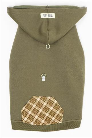 Mons Bons Köpek Scott Dog Hoodie Haki
