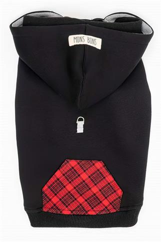 Mons Bons Dog Scott Dog Hoodie Black