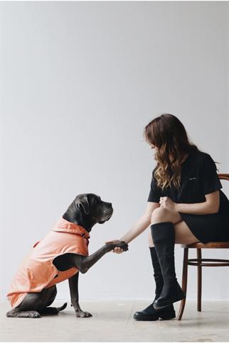 Mons Bons Dog Raincoat 100 %Waterproof - Orange