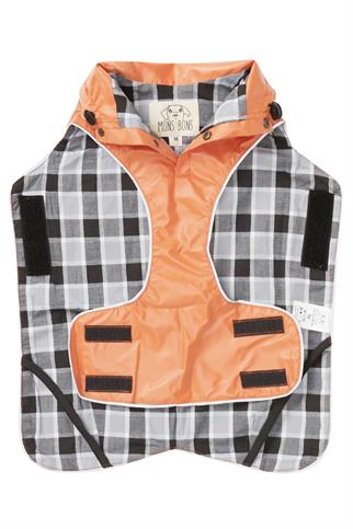 Mons Bons Dog Raincoat 100 %Waterproof - Orange
