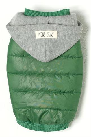 Mons Bons Puffer Yeşil Köpek Mont