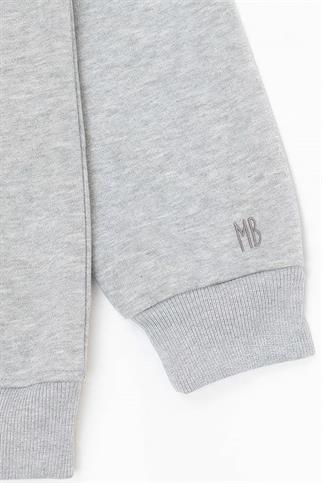 Mons Bons Scott Oversized Hoodie Gri