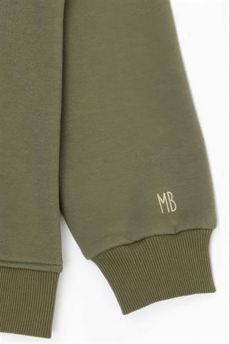 Mons Bons Scott Oversized Hoodie Haki