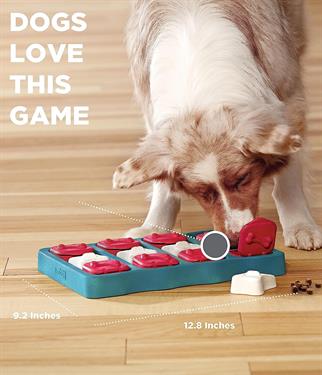 Nina Ottosson Outward Hound Dog Brick - Interactive dog toy for Leckerlis Medium