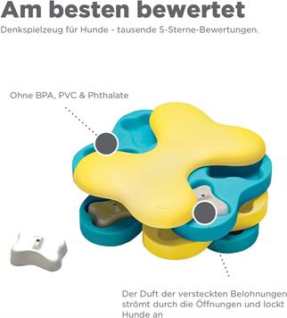 Nina Ottosson Outward Hound Dog Tornado - Interactive dog toy for Leckerlis