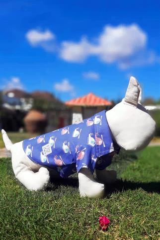 Oli And Lui Helicopter Purple Dog Shirt