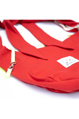 Oli and Lui Kırmızı Köpek Taşıma Çantası