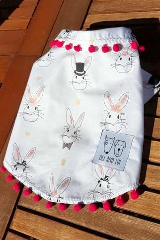 Oli And Lui Rabbit Köpek Gömleği