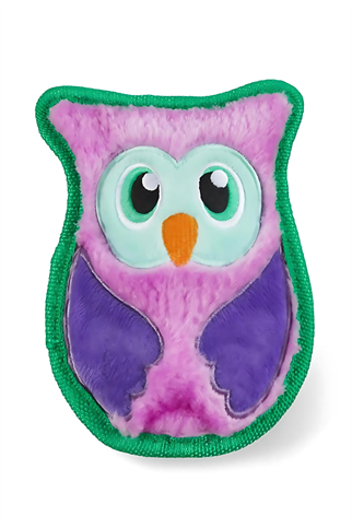 Outward Hound Durablez Sert Peluş Gıcırtılı Köpek Oyuncağı Baykuş Mor 