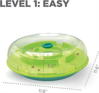 Outward Hound Nina Ottosson Wobble Bowl - Brain Toy/Sling Bowl for Dogs - Interactive