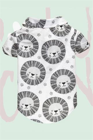 Paw Icons Lion In The Street Dog Shirt