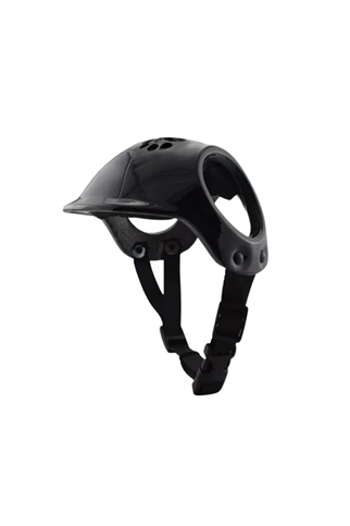 Pet Helmet Mini Patili Açık Köpek Kaskı Siyah
