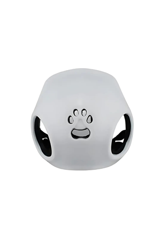 Pet Helmet Mini Patili Açık Köpek Kaskı Beyaz