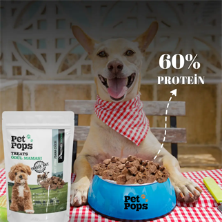 Pet Pops Dana Ciğer, Freeze Dry Köpek Ödül Maması