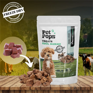 Pet Pops Dana Ciğer, Freeze Dry Köpek Ödül Maması