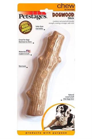 Petstages Durable Stick Large Large Papaya Tree Endless Dog Bone