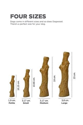 Petstages Durable Stick Xsmall Papaya Tree Endless Dog Bone