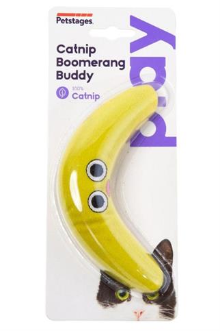 Petstages Green Magic Boomerang Buddy Buddy Catnipi Cat Toy