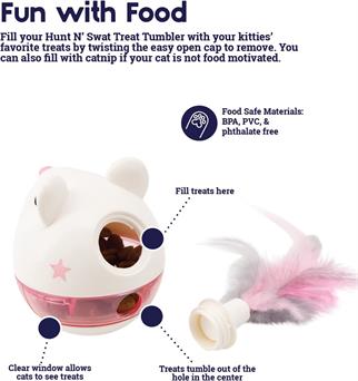 Petstages Hunt N Swat Treat Tumblers Kedi Oyuncağı