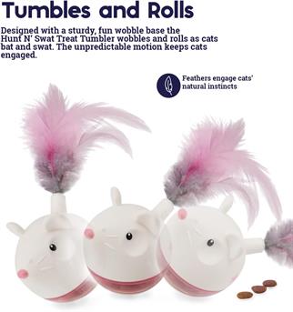 Petstages Hunt N Swat Treat Tumblers Kedi Oyuncağı