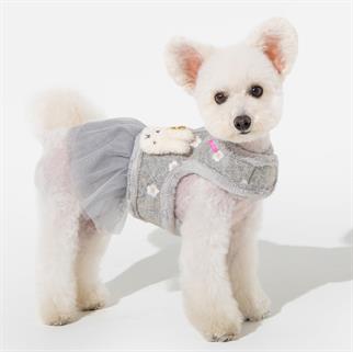 Pinkaholic New York Lidia Dress Light Grey Köpek Göğüs Tasması