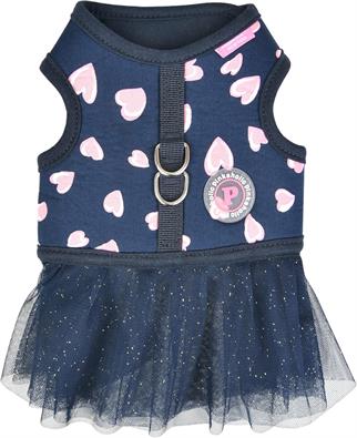 Pinkaholic New York Loveday Flirt Harness Navy Köpek Göğüs Tasması