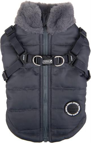 Puppia Donavan Kış Köpek Montu Siyah