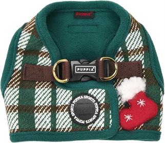 Puppia Festive Harness Green Köpek Göğüs Tasması