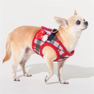 Puppia Festive Harness Red Köpek Göğüs Tasması