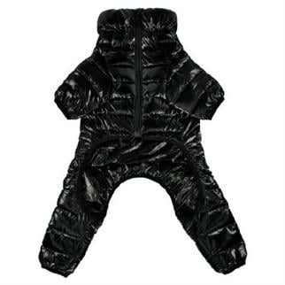 Puppia Glossy All in One Köpek Tulumu Siyah