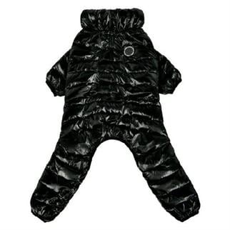 Puppia Glossy All in One Köpek Tulumu Siyah