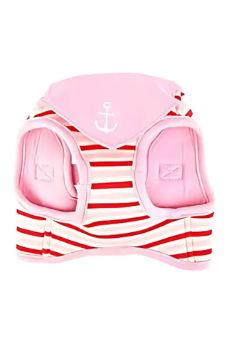 Puppia Göğüs Tasması Çizgili Pembe