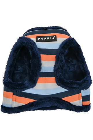 Puppia Göğüs Tasması İçi Kürklü Navy - XL