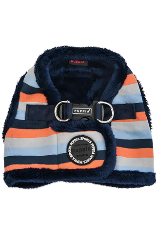 Puppia Göğüs Tasması İçi Kürklü Navy - XL