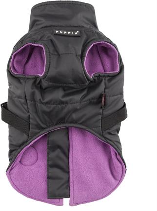 Puppia MOUNTAINEER II Göğüs Tasmalı Köpek Montu Siyah