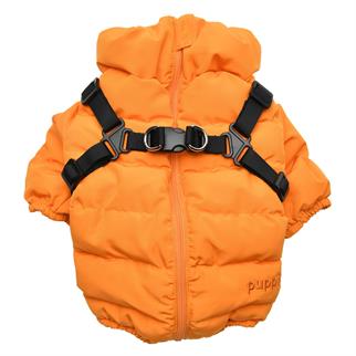Puppia Soft Jumper Tasmalı Köpek Montu Turuncu