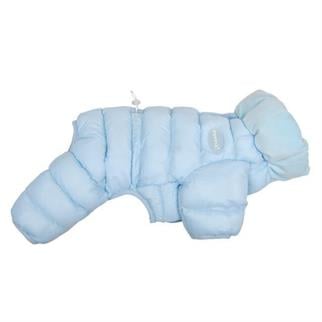Puppia VELOUR SOFT ALLINONE JUMPER Sky Blue Köpek Tulumu